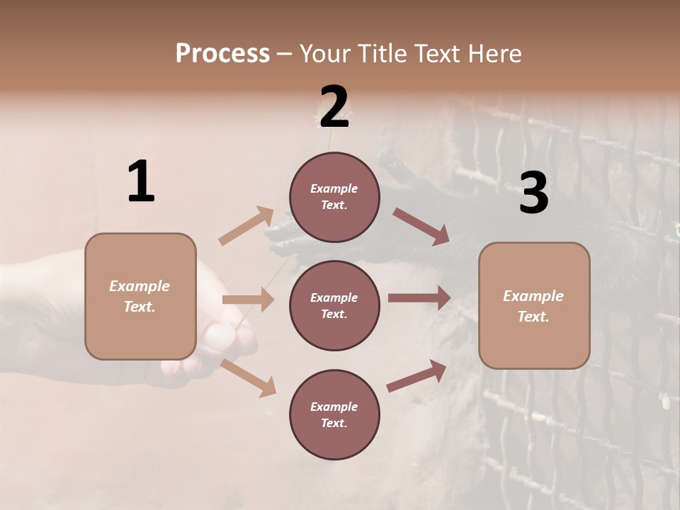 Cage Fur Confidence PowerPoint Template