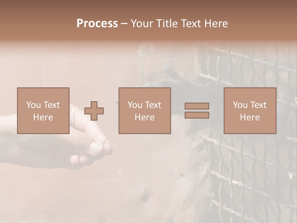Cage Fur Confidence PowerPoint Template
