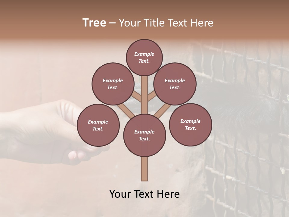 Cage Fur Confidence PowerPoint Template