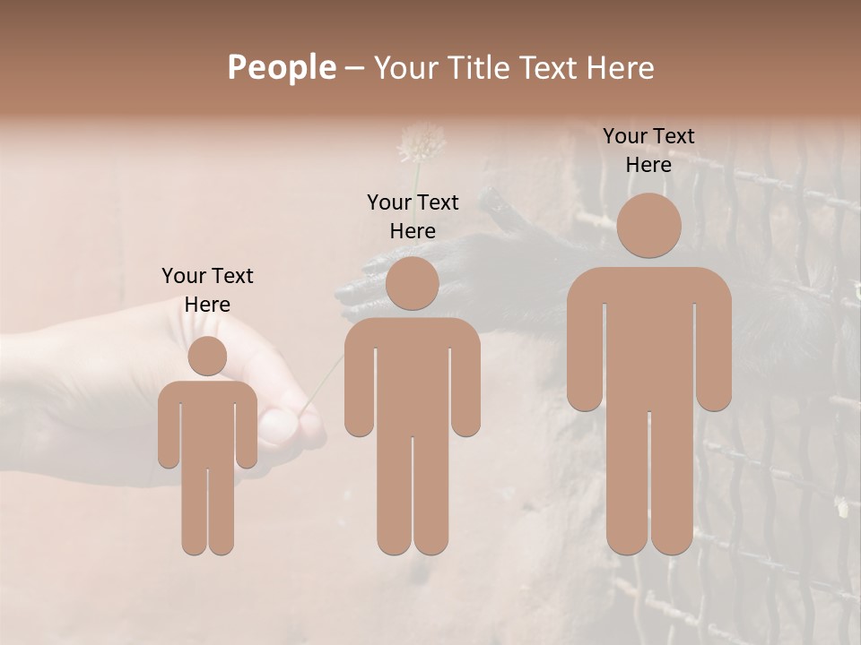 Cage Fur Confidence PowerPoint Template