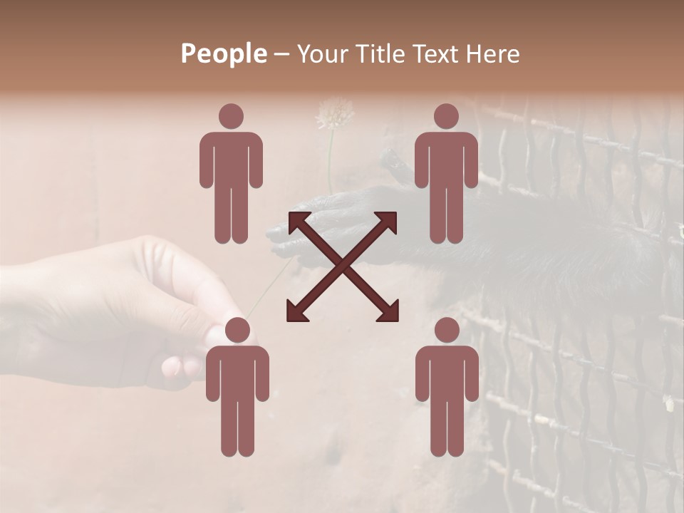 Cage Fur Confidence PowerPoint Template