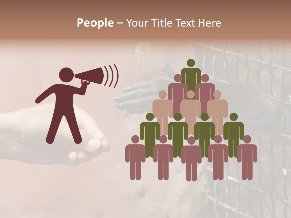 Cage Fur Confidence PowerPoint Template