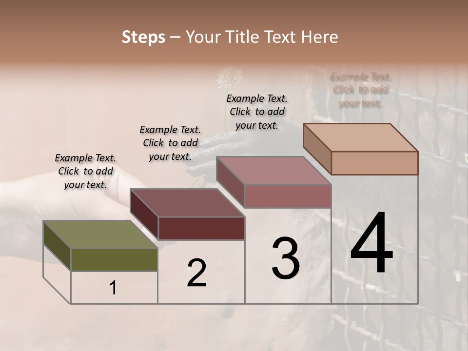 Cage Fur Confidence PowerPoint Template