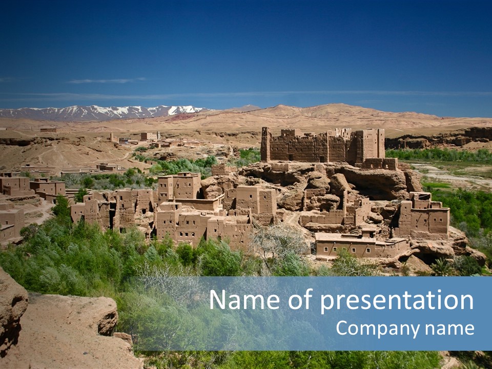 Culture Old Travel PowerPoint Template