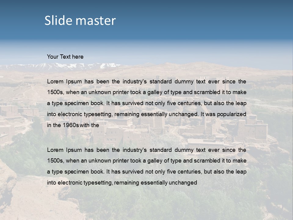 Culture Old Travel PowerPoint Template