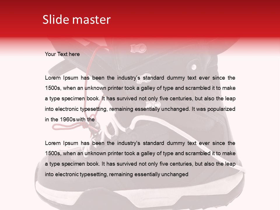 Sport Winter White PowerPoint Template