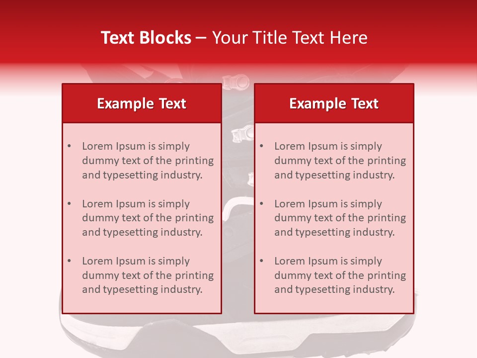 Sport Winter White PowerPoint Template