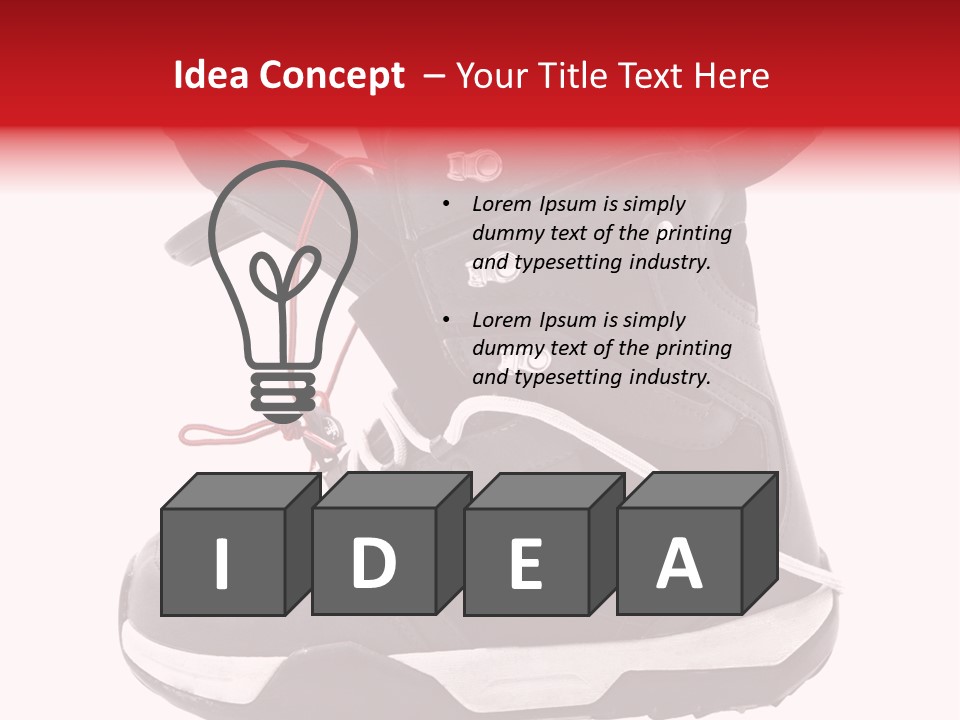 Sport Winter White PowerPoint Template