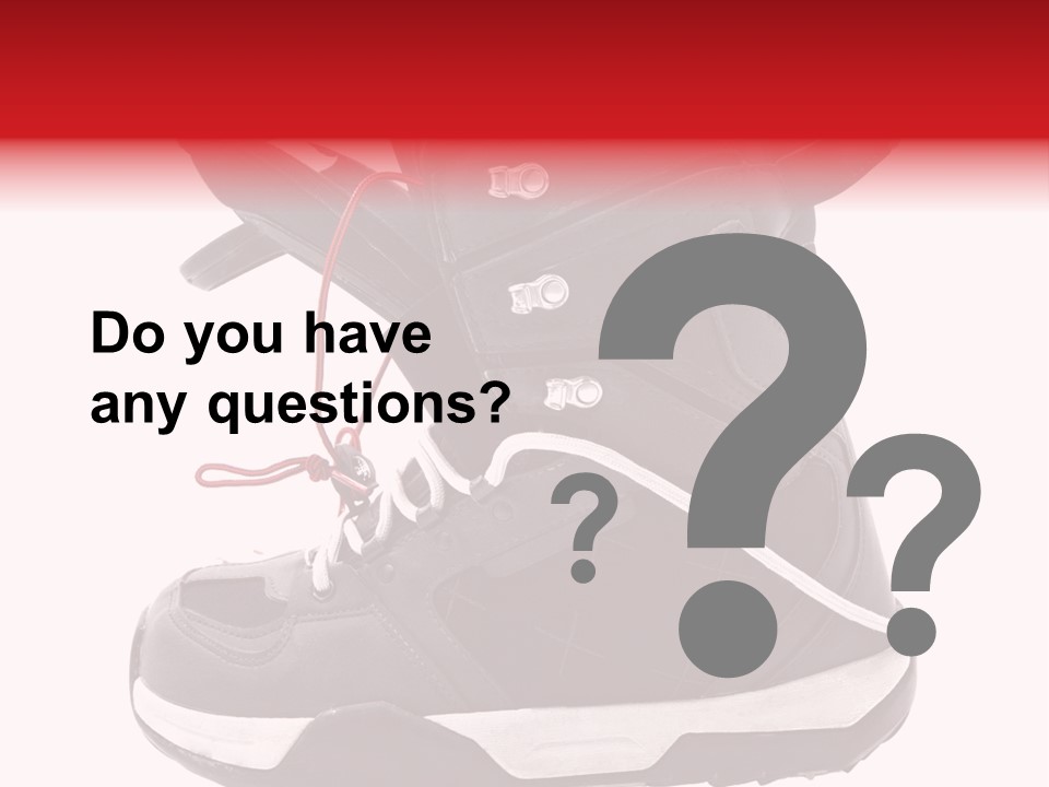 Sport Winter White PowerPoint Template