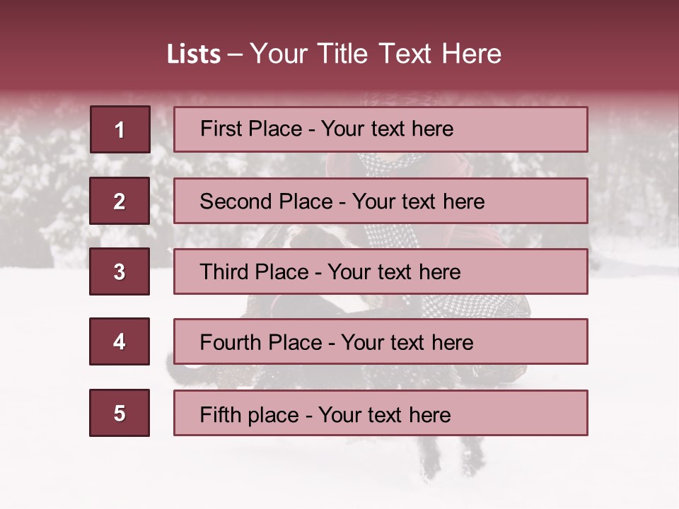 Pets Smile Caucasian PowerPoint Template