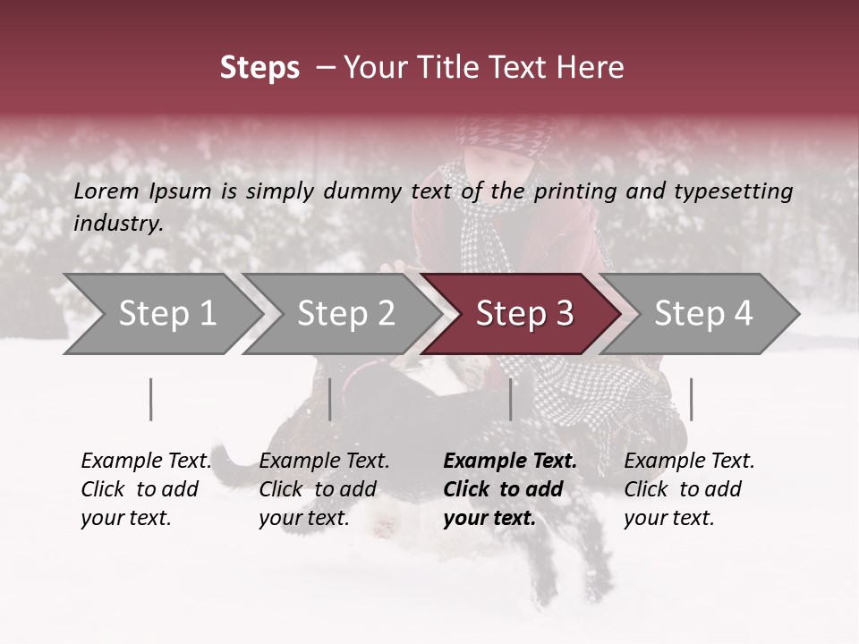 Pets Smile Caucasian PowerPoint Template