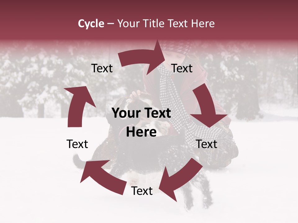 Pets Smile Caucasian PowerPoint Template