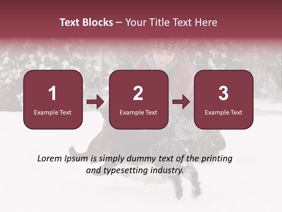 Pets Smile Caucasian PowerPoint Template