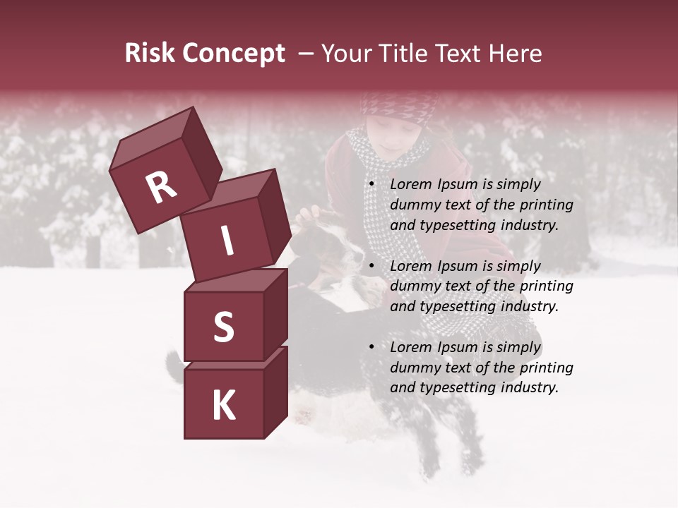 Pets Smile Caucasian PowerPoint Template