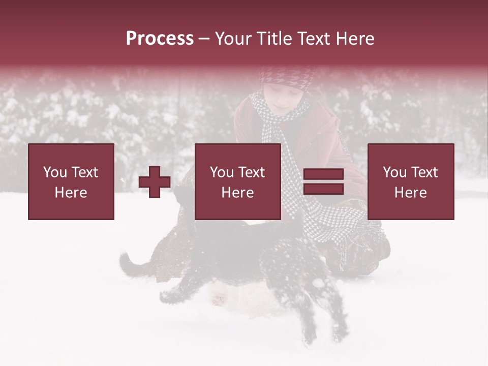 Pets Smile Caucasian PowerPoint Template