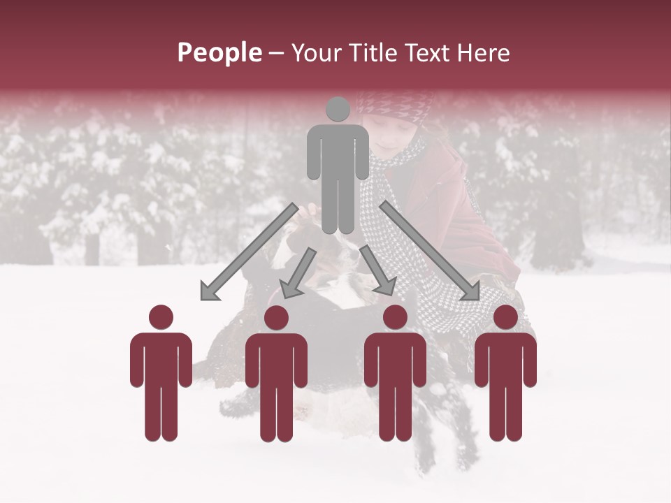 Pets Smile Caucasian PowerPoint Template