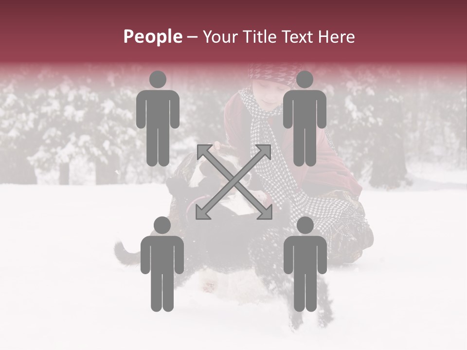 Pets Smile Caucasian PowerPoint Template