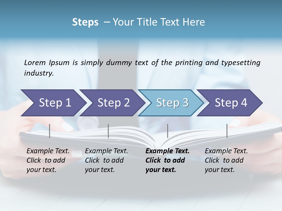 Expertise Page Arm PowerPoint Template