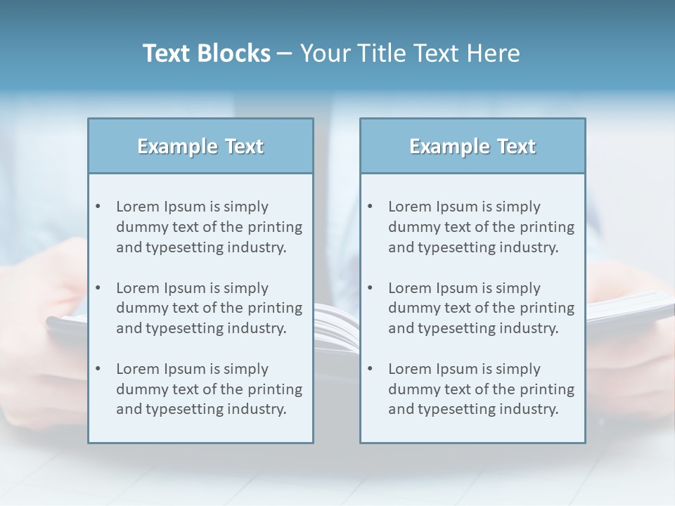 Expertise Page Arm PowerPoint Template