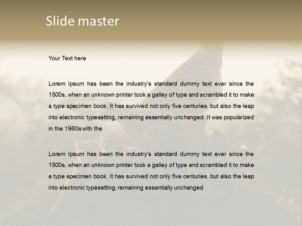 Eco Tourism Relax PowerPoint Template