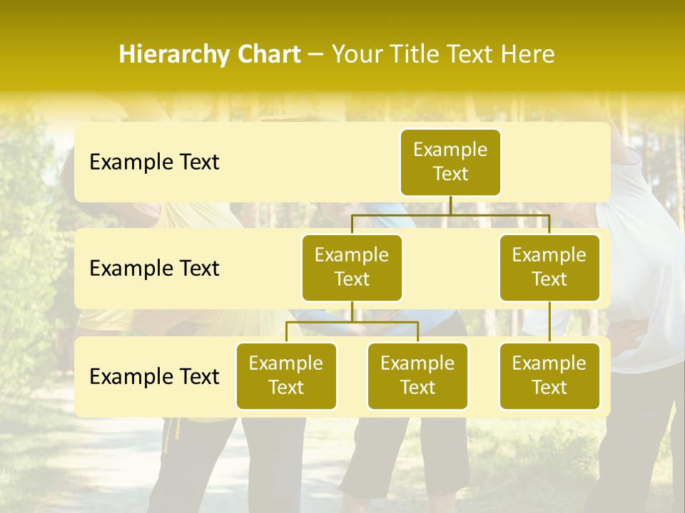 Outside Feminine Action PowerPoint Template
