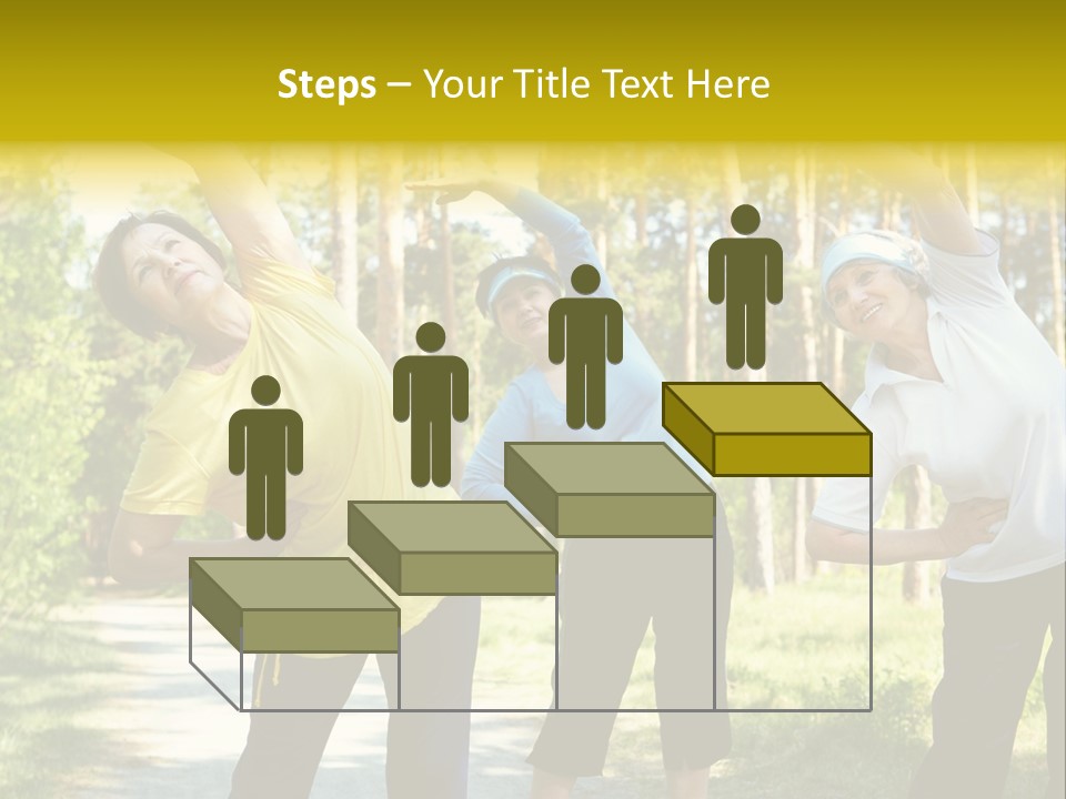 Outside Feminine Action PowerPoint Template