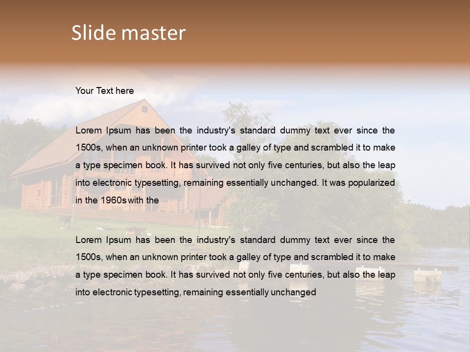 Residence House New PowerPoint Template