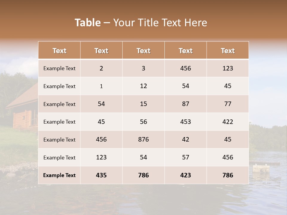 Residence House New PowerPoint Template