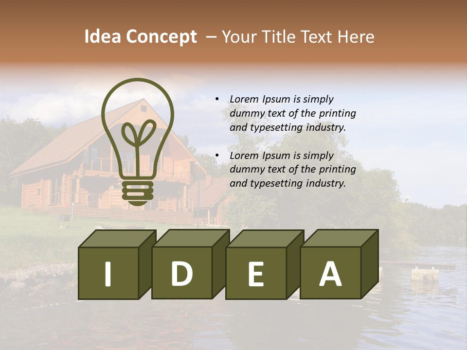 Residence House New PowerPoint Template