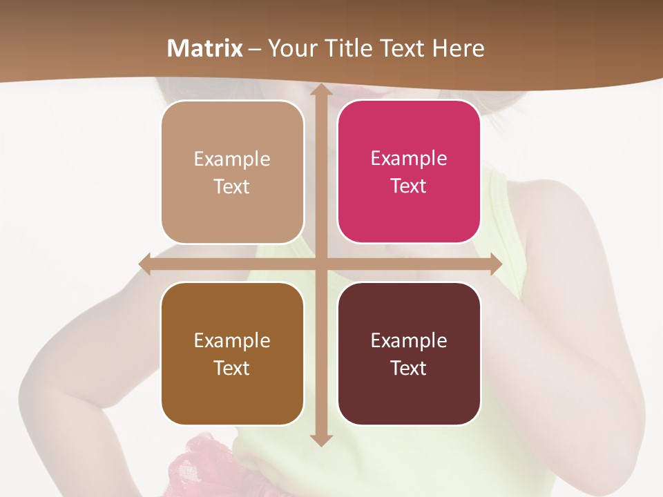 Young Expression Pink PowerPoint Template