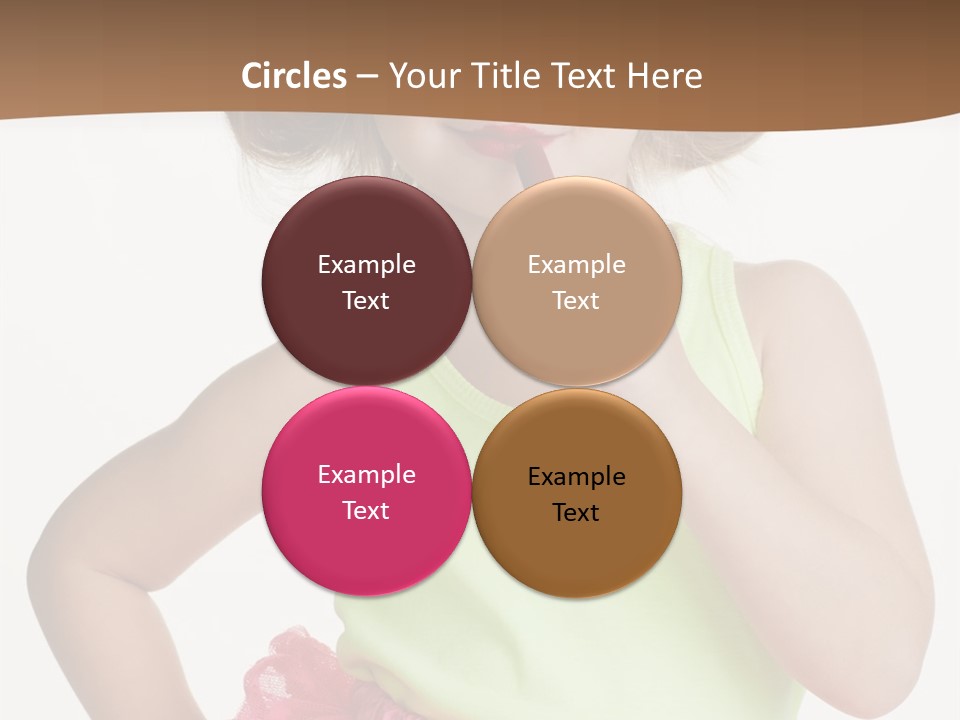 Young Expression Pink PowerPoint Template