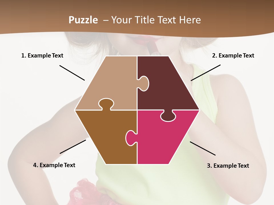 Young Expression Pink PowerPoint Template