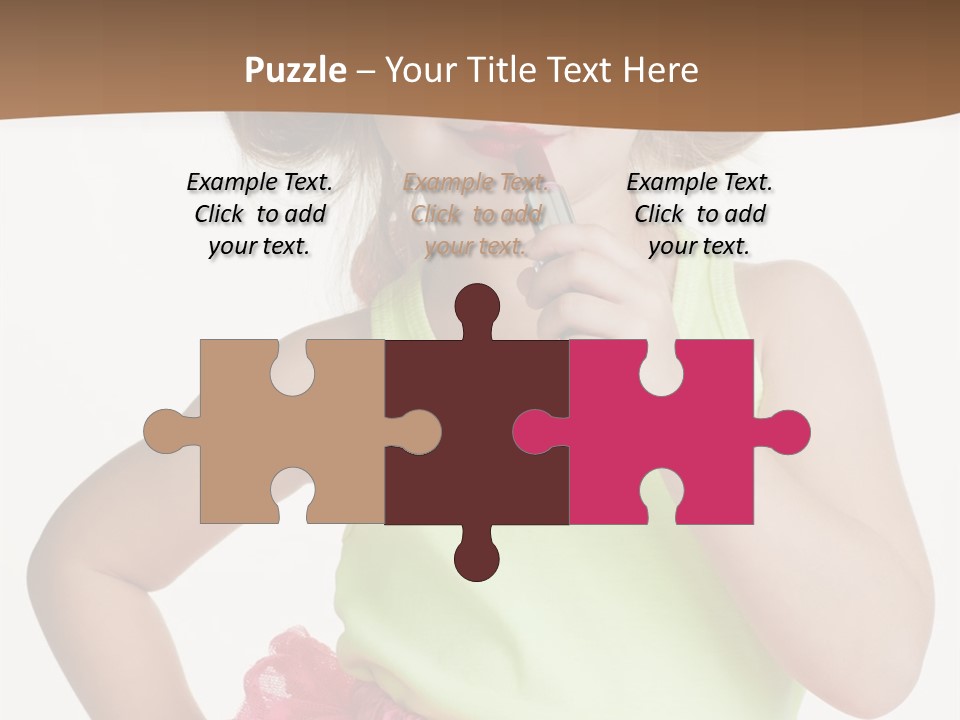 Young Expression Pink PowerPoint Template