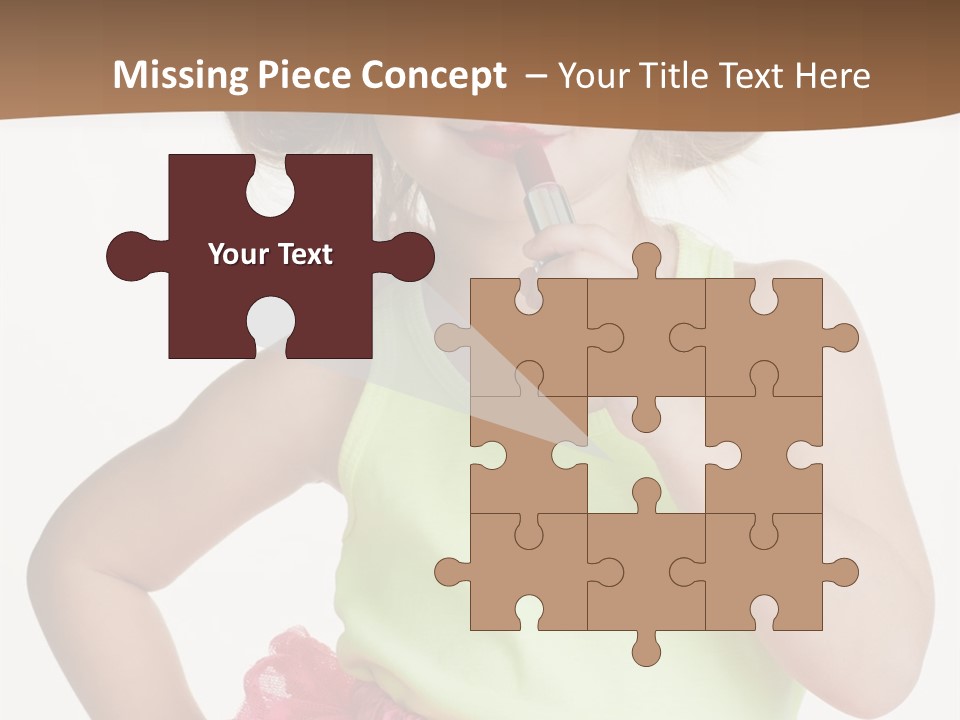 Young Expression Pink PowerPoint Template