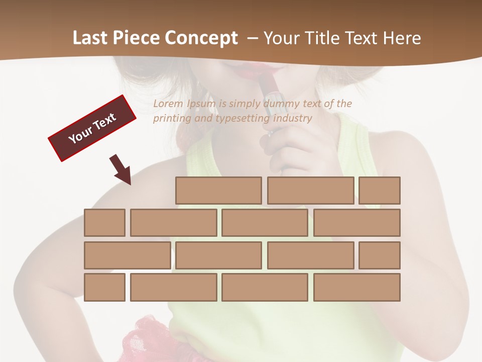 Young Expression Pink PowerPoint Template