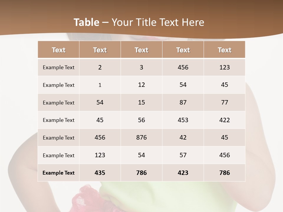 Young Expression Pink PowerPoint Template