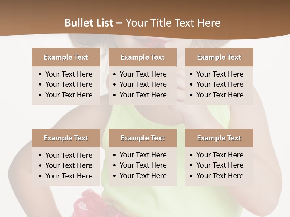 Young Expression Pink PowerPoint Template