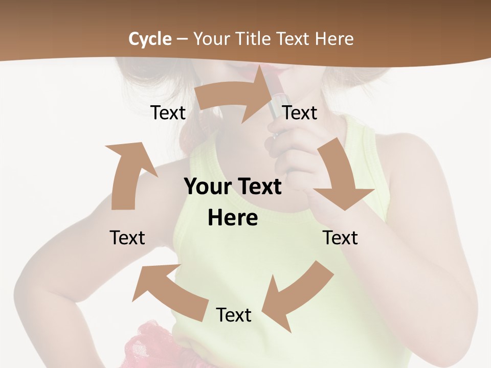 Young Expression Pink PowerPoint Template