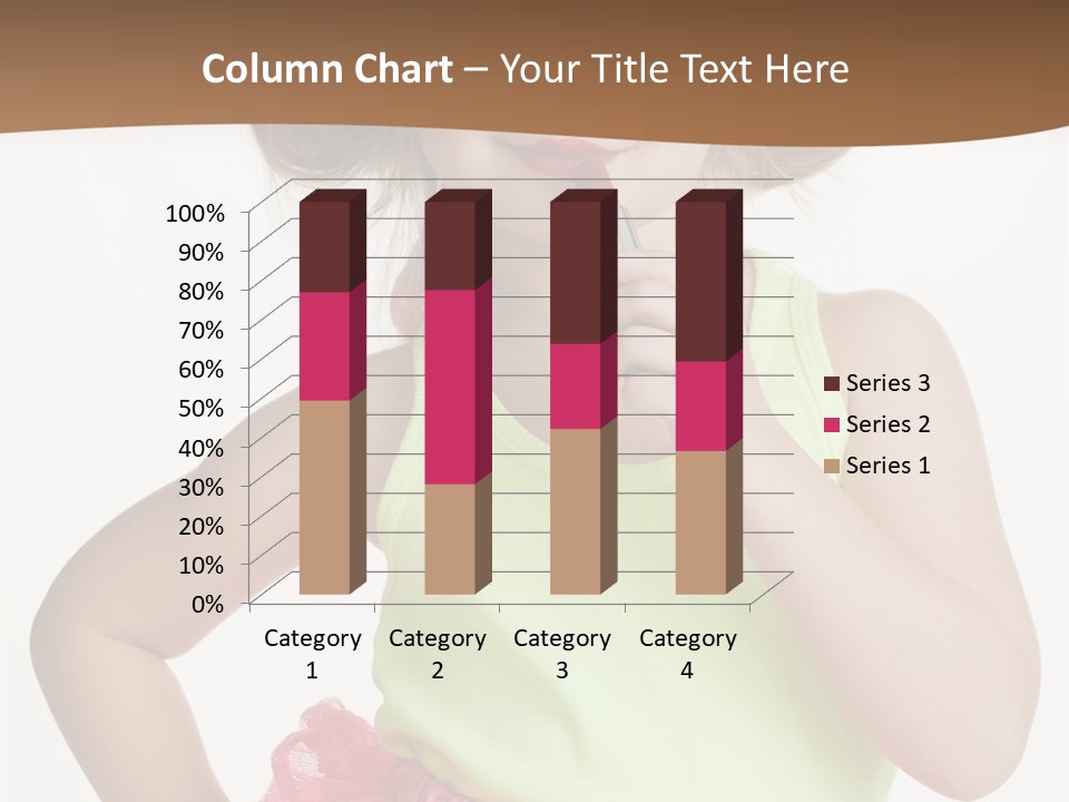 Young Expression Pink PowerPoint Template