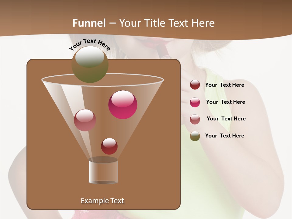 Young Expression Pink PowerPoint Template