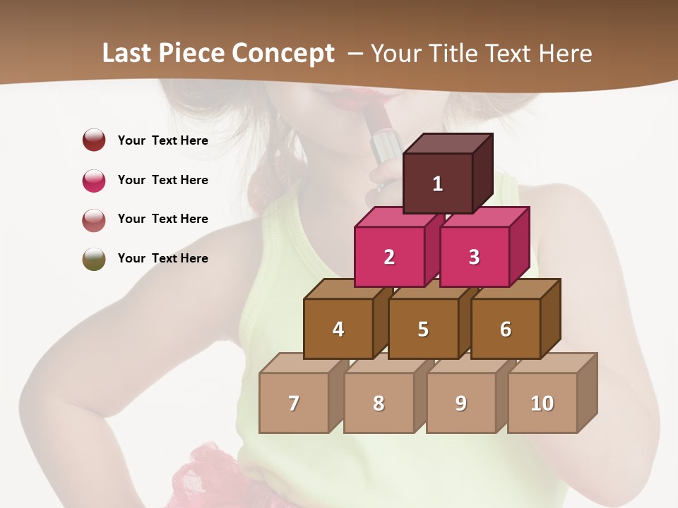 Young Expression Pink PowerPoint Template