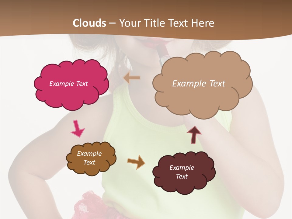 Young Expression Pink PowerPoint Template