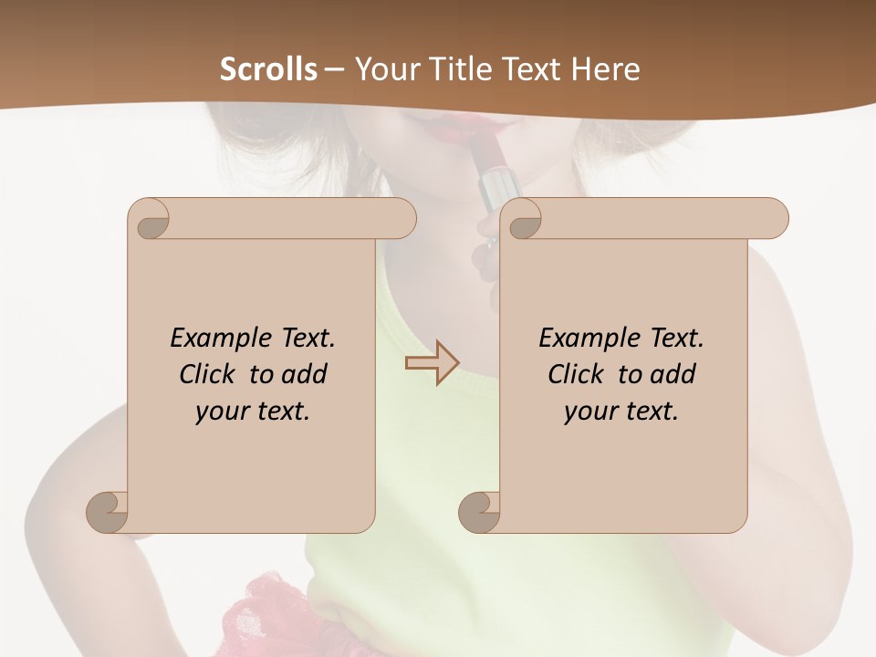 Young Expression Pink PowerPoint Template
