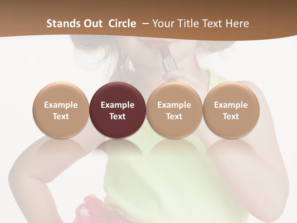 Young Expression Pink PowerPoint Template