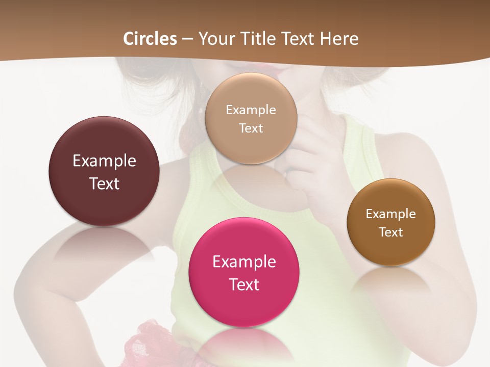 Young Expression Pink PowerPoint Template