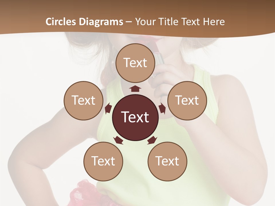 Young Expression Pink PowerPoint Template