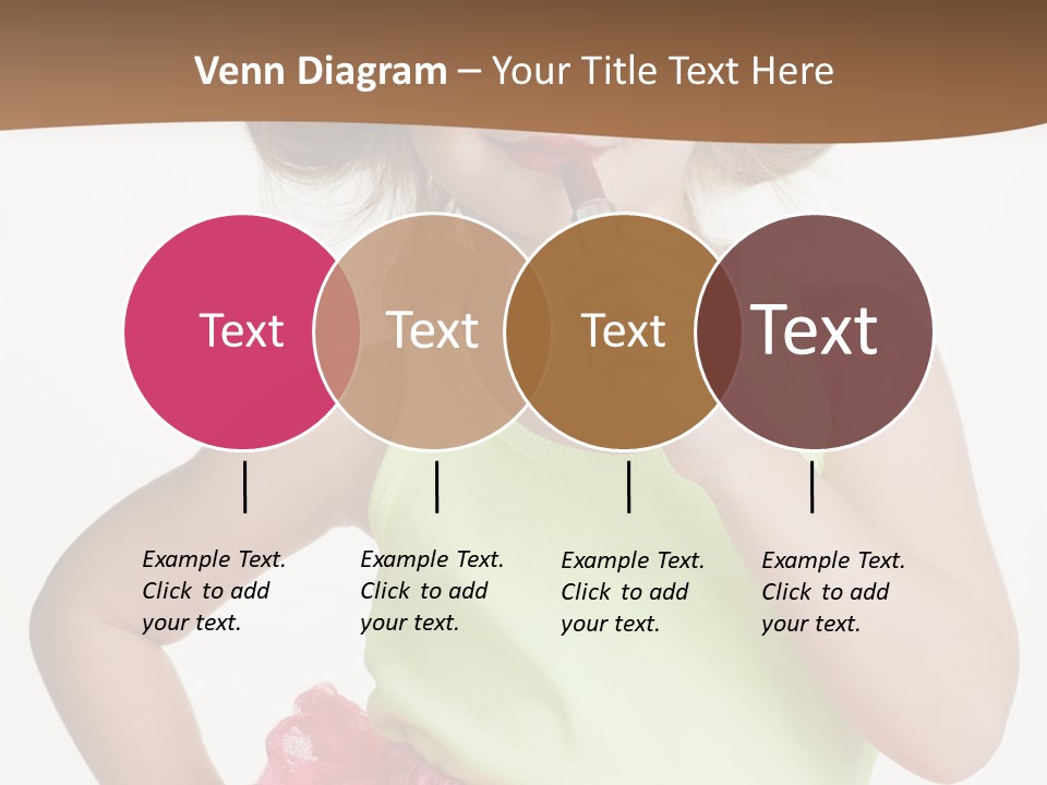 Young Expression Pink PowerPoint Template