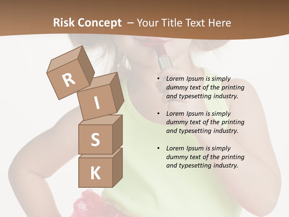 Young Expression Pink PowerPoint Template