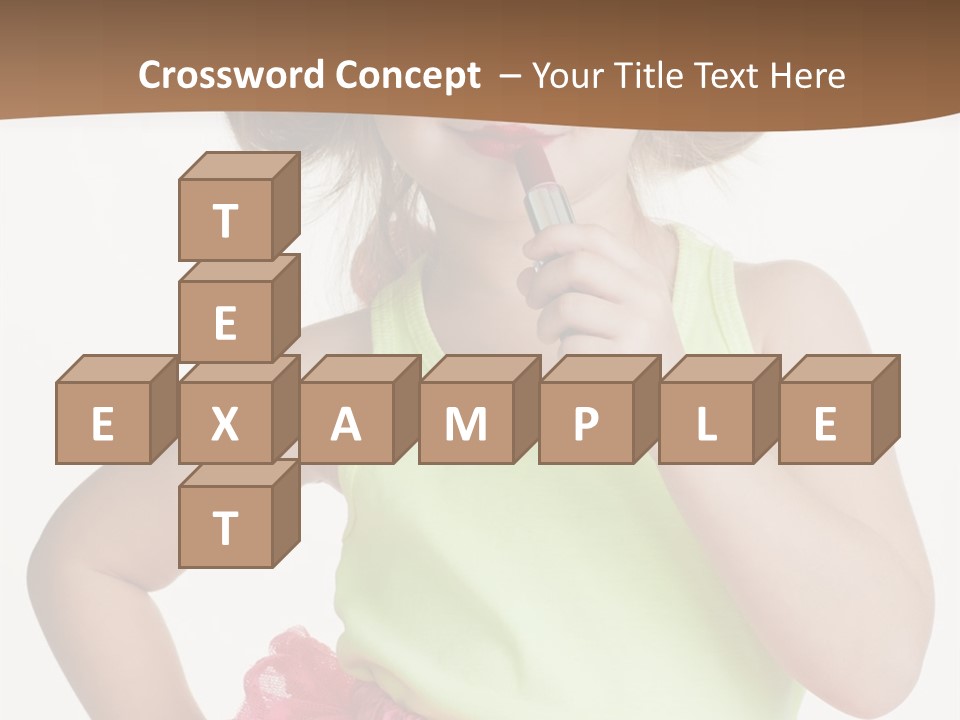 Young Expression Pink PowerPoint Template