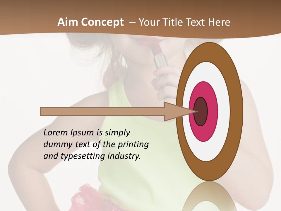 Young Expression Pink PowerPoint Template